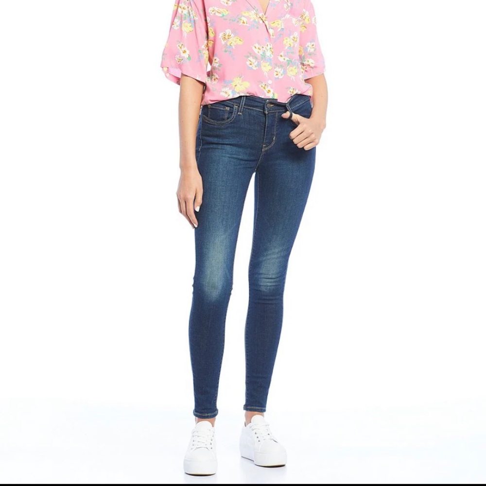 Levi's® 710 Mid Rise Super Skinny Jeans